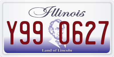 IL license plate Y990627