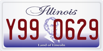 IL license plate Y990629