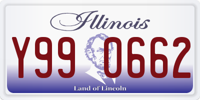 IL license plate Y990662
