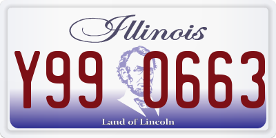 IL license plate Y990663