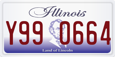 IL license plate Y990664