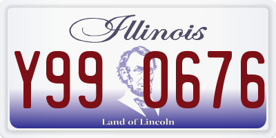 IL license plate Y990676