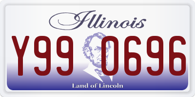 IL license plate Y990696