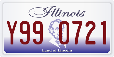 IL license plate Y990721