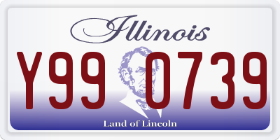 IL license plate Y990739