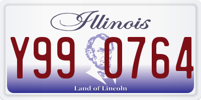 IL license plate Y990764