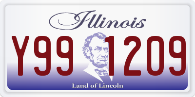 IL license plate Y991209
