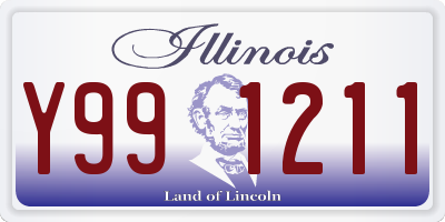 IL license plate Y991211