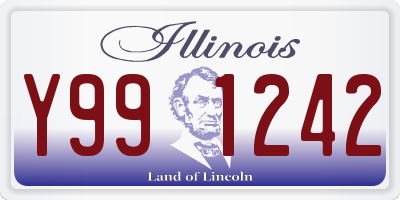 IL license plate Y991242