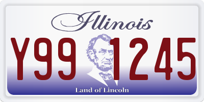 IL license plate Y991245