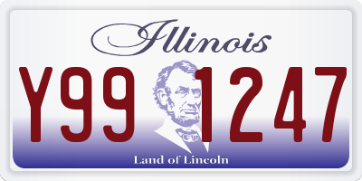 IL license plate Y991247