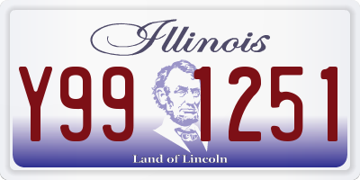IL license plate Y991251