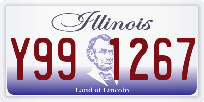 IL license plate Y991267