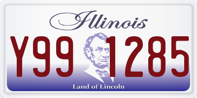 IL license plate Y991285