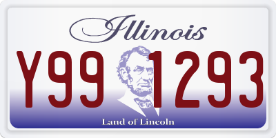 IL license plate Y991293