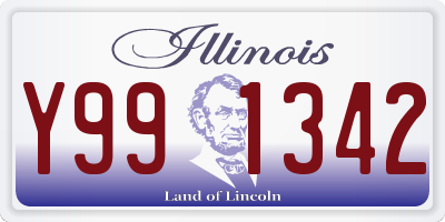 IL license plate Y991342