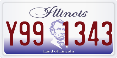 IL license plate Y991343