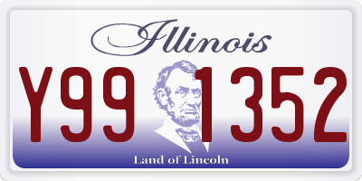 IL license plate Y991352