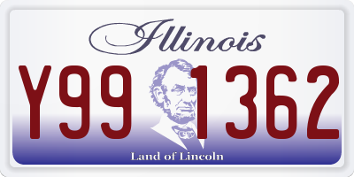 IL license plate Y991362