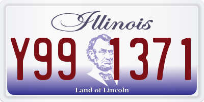 IL license plate Y991371