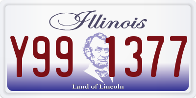 IL license plate Y991377