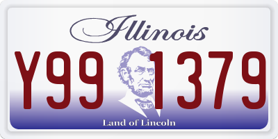 IL license plate Y991379