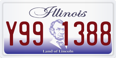 IL license plate Y991388