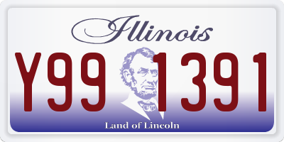 IL license plate Y991391