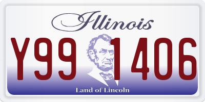 IL license plate Y991406
