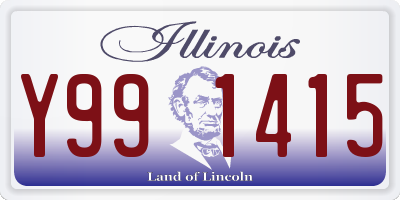 IL license plate Y991415