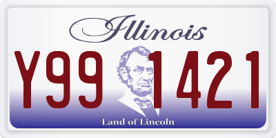 IL license plate Y991421