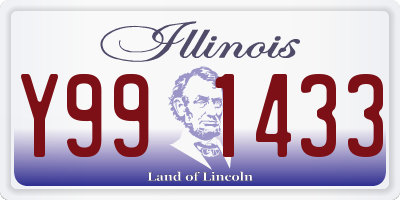 IL license plate Y991433
