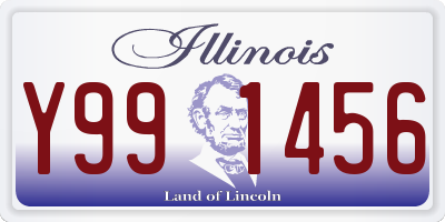 IL license plate Y991456
