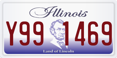 IL license plate Y991469