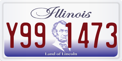 IL license plate Y991473