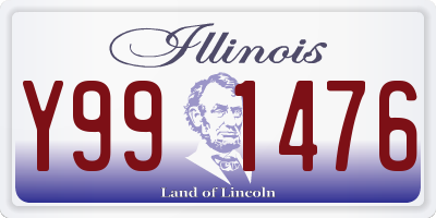IL license plate Y991476