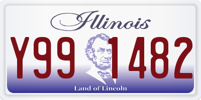IL license plate Y991482