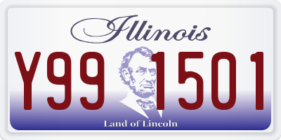 IL license plate Y991501