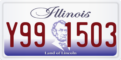 IL license plate Y991503