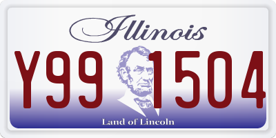 IL license plate Y991504