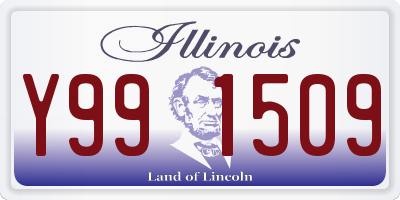 IL license plate Y991509