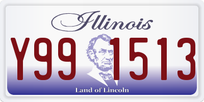 IL license plate Y991513