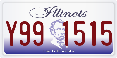 IL license plate Y991515