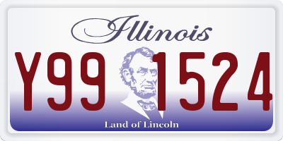 IL license plate Y991524