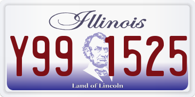 IL license plate Y991525