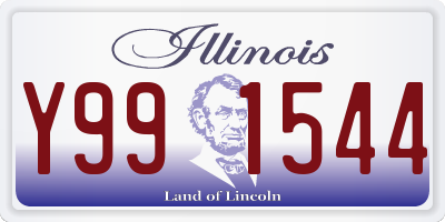 IL license plate Y991544