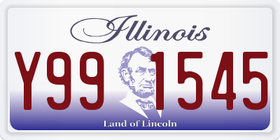 IL license plate Y991545