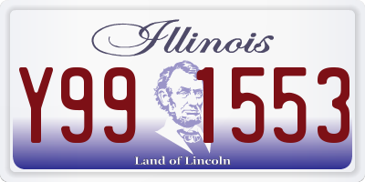 IL license plate Y991553