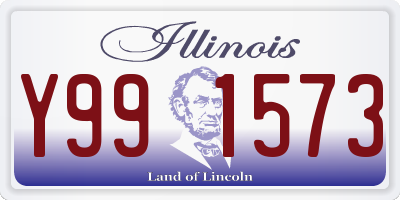 IL license plate Y991573