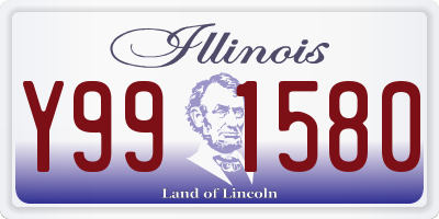 IL license plate Y991580